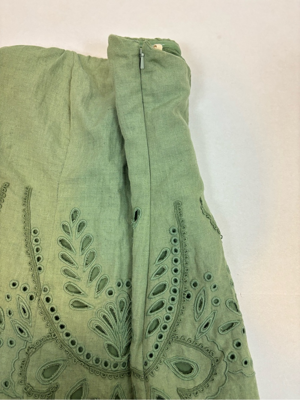 HEMANT AND NANDITA Strapless Top in Green Size S - Picture 6 of 14
